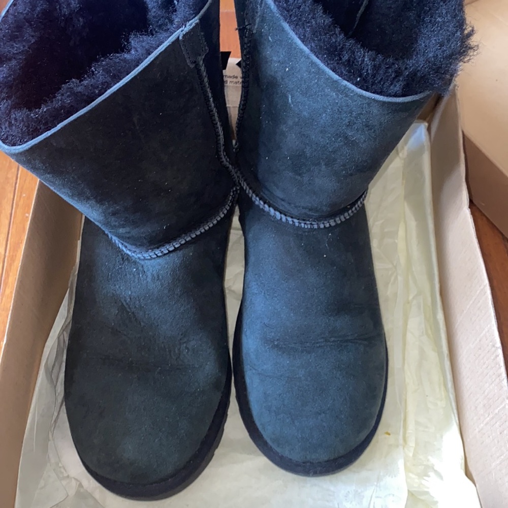 Pre-💖 UGG W BAILEY BOW II BLACK BOOTIE